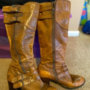 Knee high born boots